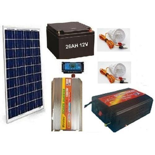1000W HOME SOLAR LIGHTING SYSTEM FOR TV, LAPTOP AND LIGHTS WiTH 20A CHARGER AND DC BULBS